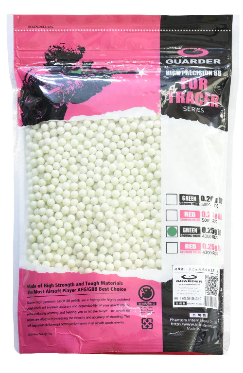 Guarder 0.25g Tracer BBs | 4000rd Bag