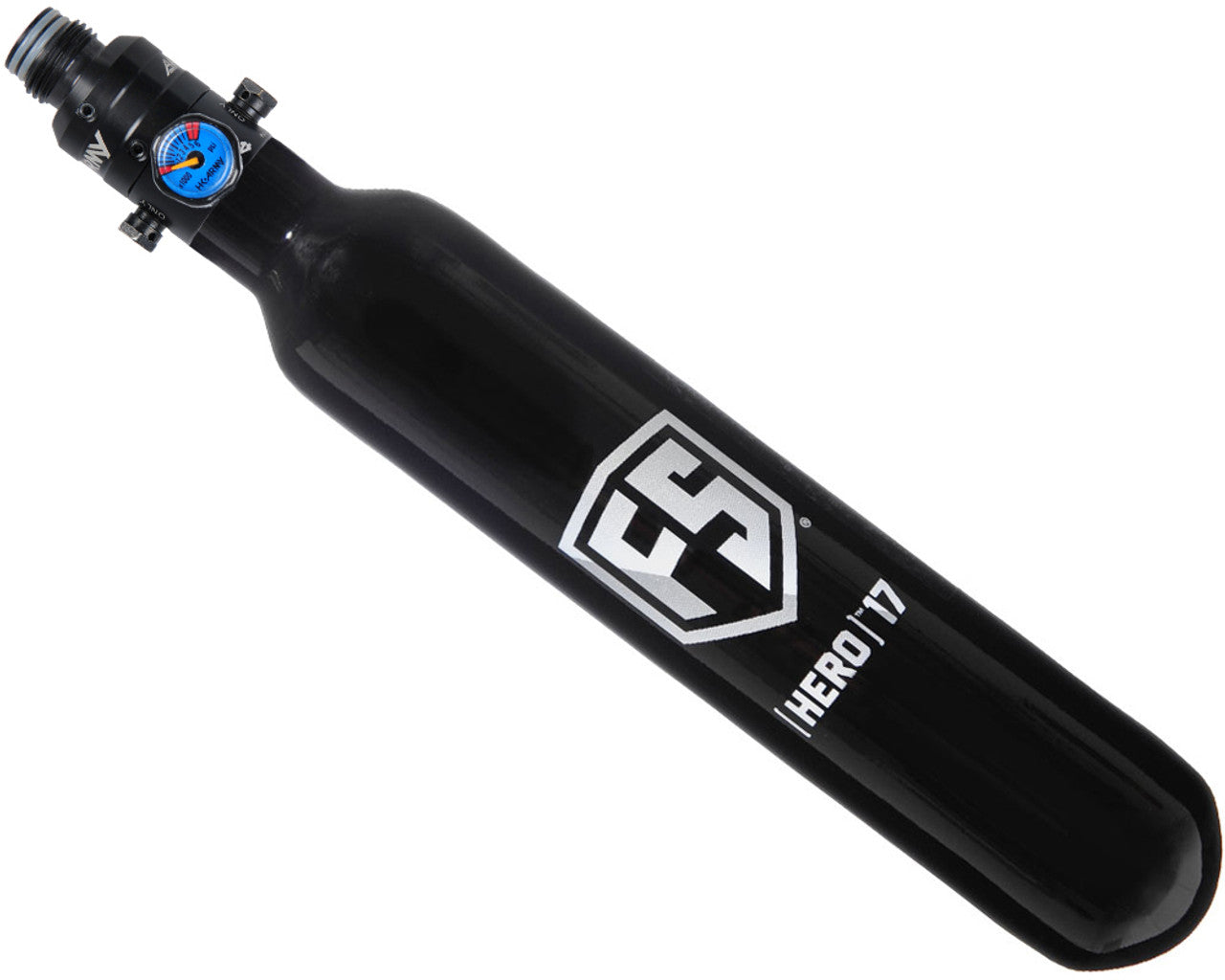 First Strike Hero 2 Carbon Fiber Air Tank | 17/4500 HK Army Basic - Black Regulator